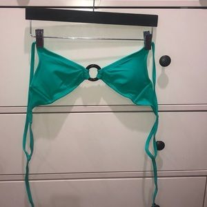 turquoise bikini bathing suit